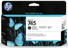 HP 745 WW 130-ml Matte Black DesignJet Ink Cartridge